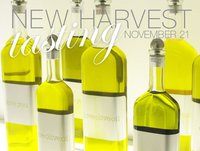 New Harvest Tasting November 21