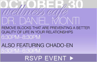 RSVP TO CHADO-EN and DR MONTI EVENT OCT 30