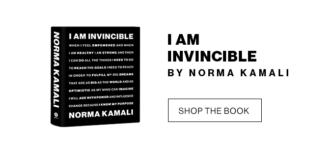g 2 S x 2 Ss 8 1AM INVINCIBLE NORMA KAMALI 1AM INVINCIBLE BY NORMA KAMALI SHOP THE BOOK 